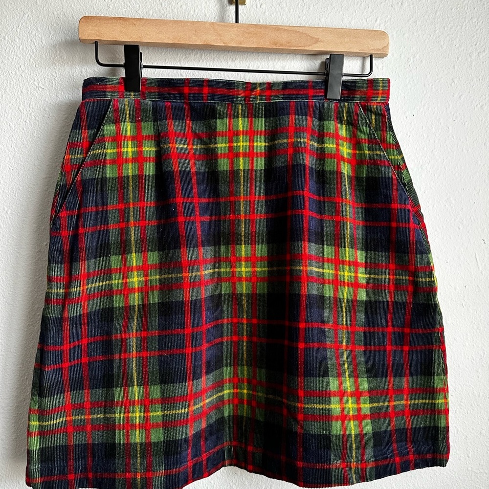 Tommy Hilfiger 90s plaid skirt